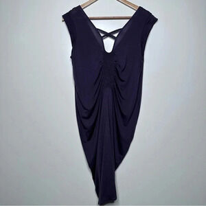Leifsdottir Anthropologie Purple Tunic Dress Size Small